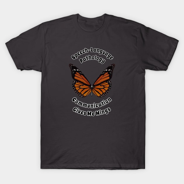 Speech Butterfly T-Shirt by BigHeaterDesigns